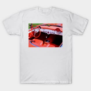 1957 Corvette Roadster Interior T-Shirt